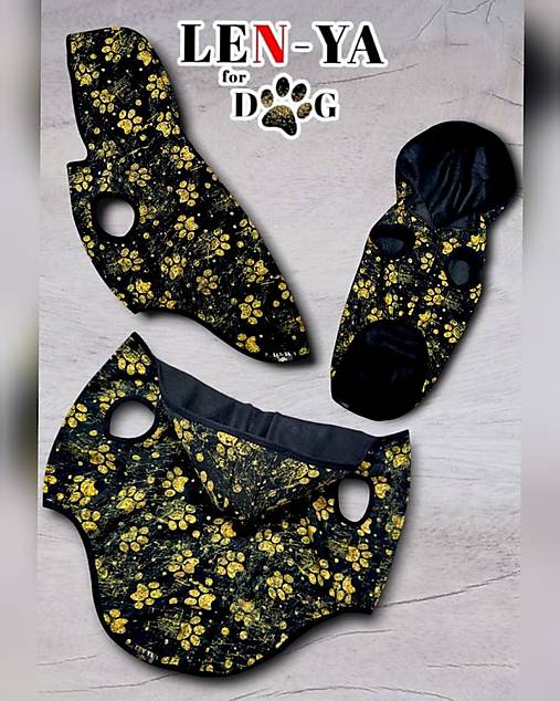 Pre zvieratá - Výpredaj - softshellová vesta Gold paws - 17459488_