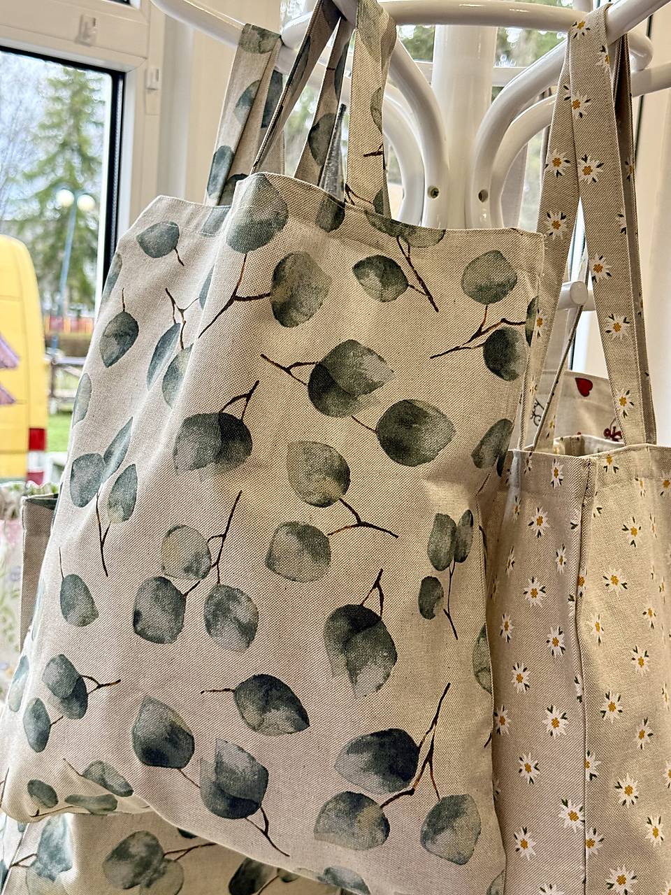 ❤️TEXTILNÉ TAŠKY /EUKALYPTUS NA REŽNEJ❤️
