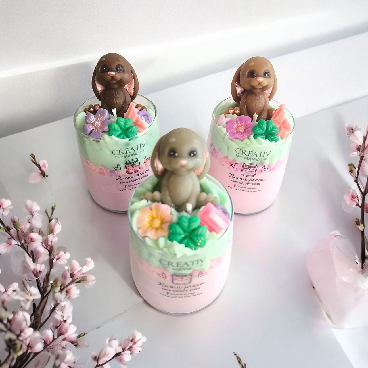 Sójové sviečky zajačiky 