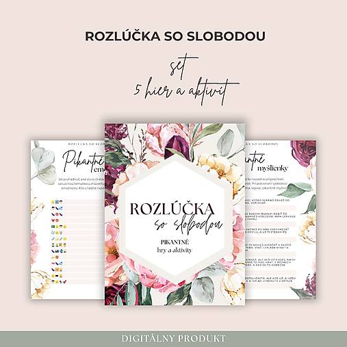 Grafika - Pikantný set hier a aktivít na rozlúčku so slobodou (digitálny produkt) - 17464176_