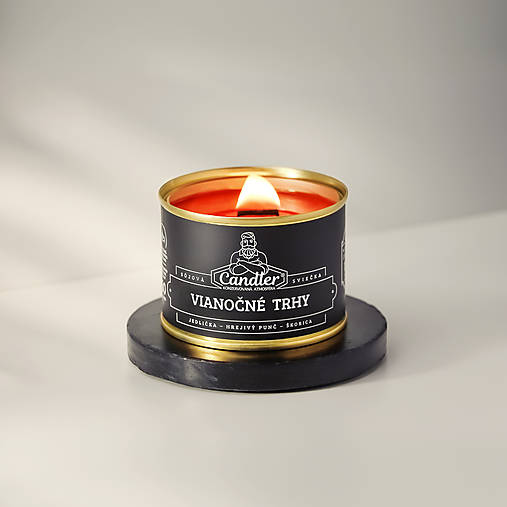 Sójová sviečka Vianočné trhy, 140 g
