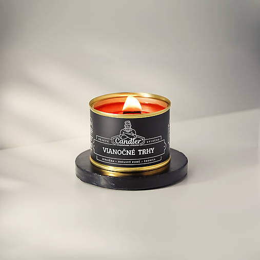 Sójová sviečka Vianočné trhy, 140 g