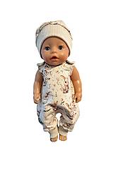 Hračky - Dupačky pre bábiku baby born - 43 cm, zajko - 17463976_