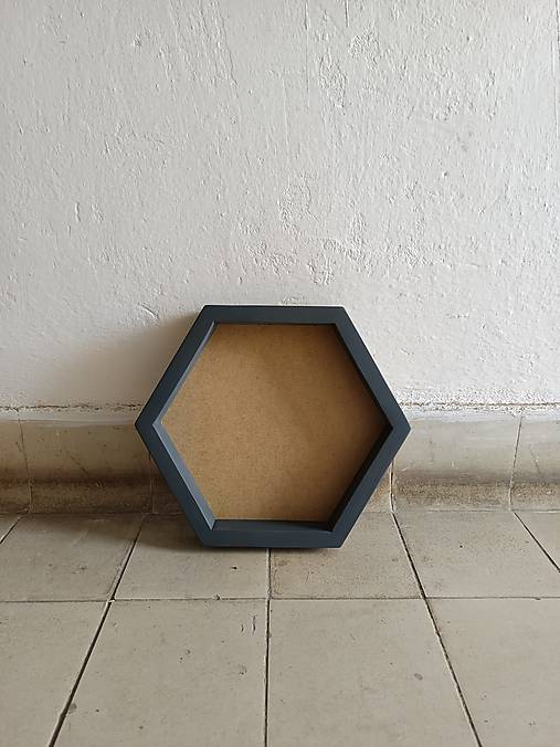 Rámiky - Rám hexagón 30cm - 17463313_