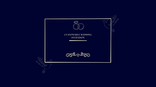 Grafika - Prispôsobiteľná pozvánka na svadbu - 17466406_
