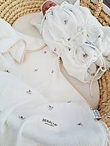 Detský textil - Mušelínová sada pre bábätko vtáčiky - 17468122_