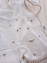 Detský textil - Mušelínová sada pre bábätko vtáčiky - 17468130_