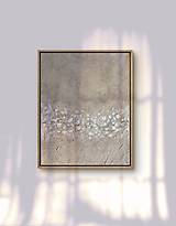 Obrazy - Abstraktný obraz Čistota dobra 24x30 cm - 17467083_