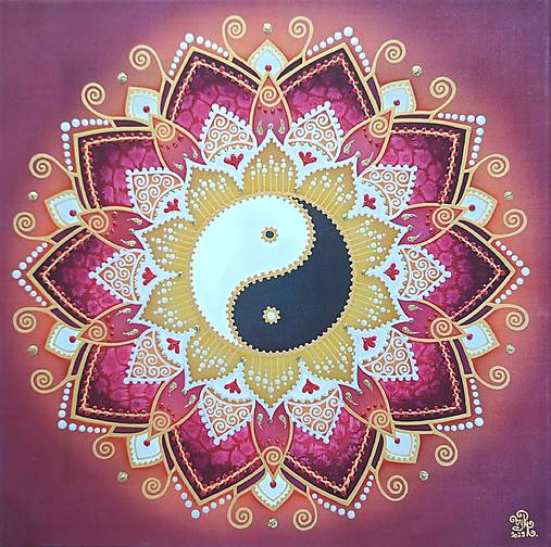 Obrazy - Mandala rovnováhy a vitálnej energie - 17470523_