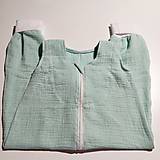 Detský textil - letný vak s nôžkami - mušelín 0,5 TOG (90) - 17472034_