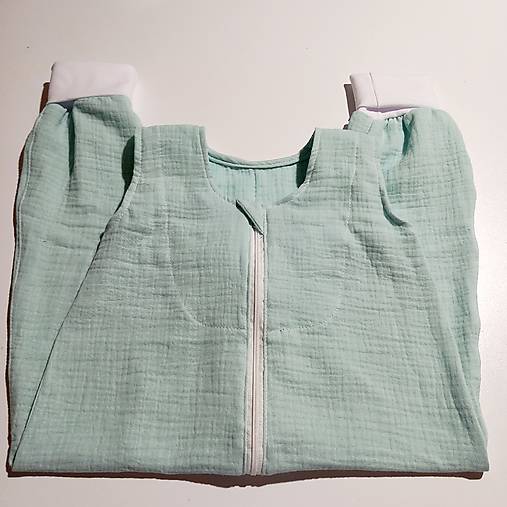 Detský textil - letný vak s nôžkami - mušelín 0,5 TOG - 17472034_