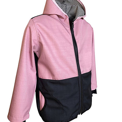 Detské oblečenie - Softshell bunda staroružová jarná - 17471582_