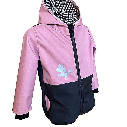 Detské oblečenie - Softshell bunda staroružová jarná Reflex - 17471598_