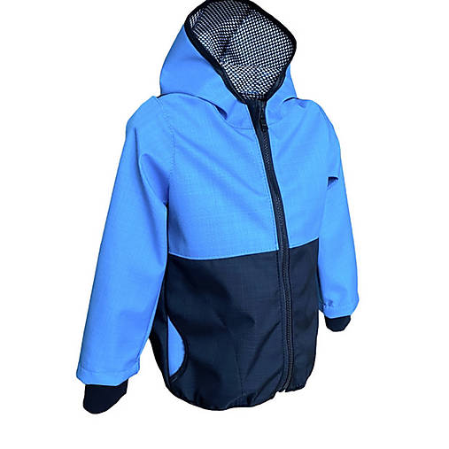 Detské oblečenie - Softshell bunda tyrkys jarná - 17471606_