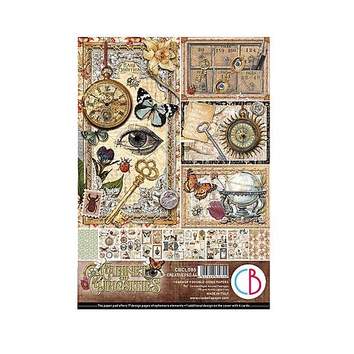 Papier - Ciao Bella Cabinet of Curiosities scrapbook papier A4 - 17473018_