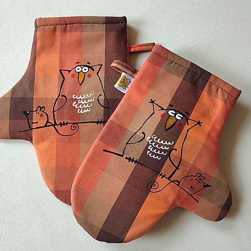 Úžitkový textil - KALOUS A VÝR - chňapky - 17472929_