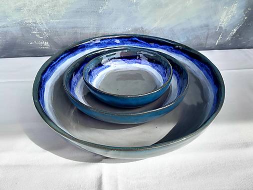 Nádoby - Keramická misa- set, kamenina - 17474994_