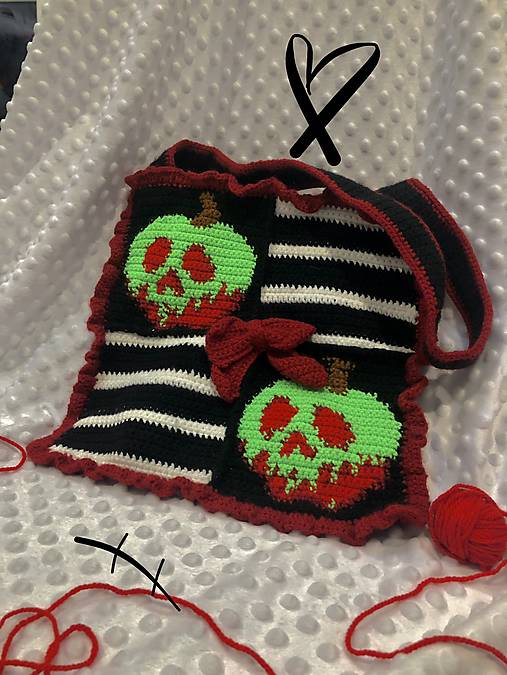 Kabelky - Handmade Hačkovaná taška - 17475029_