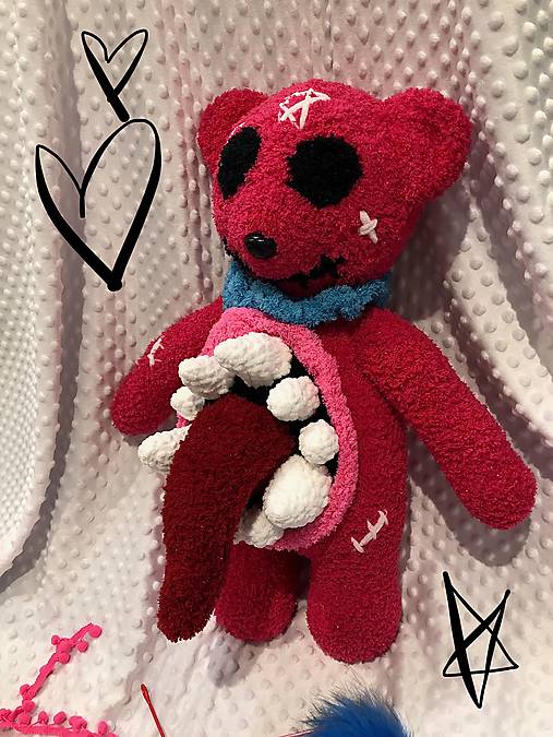 Hračky - Mr. Creppy Tedy Bear - 17475032_