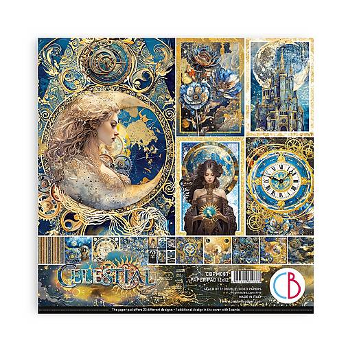 Papier - Ciao Bella Celestial scrapbook papier 12x12 - 17475495_