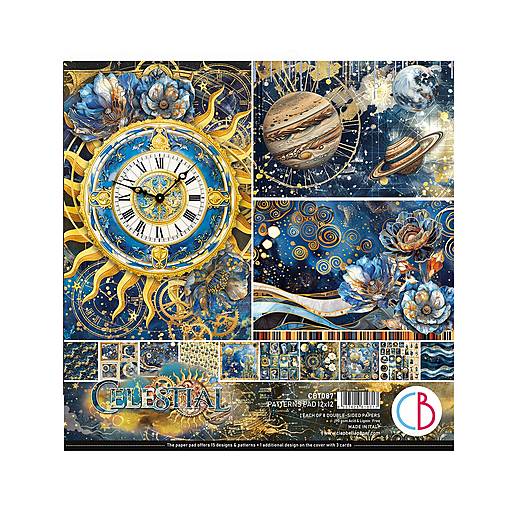 Papier - Ciao Bella Celestial scrapbook papier 12x12 - 17475506_