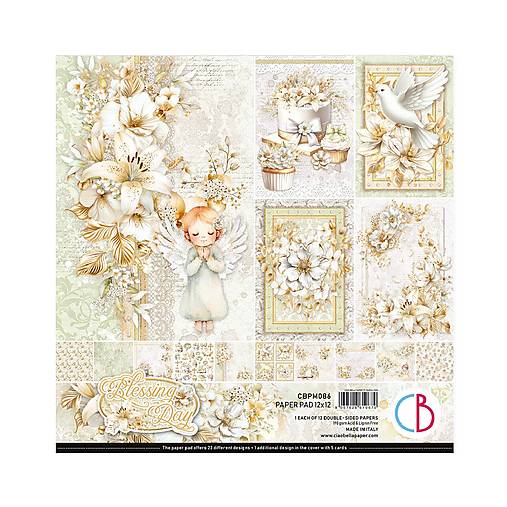 Papier - Ciao Bella Blessing Day scrapbook papier 12x12 - 17475542_