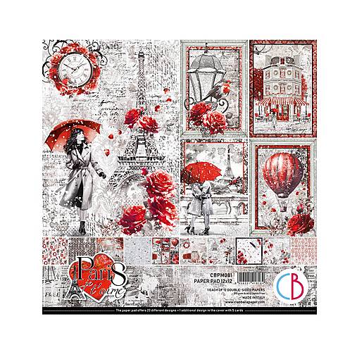 Papier - Ciao Bella “Paris Je T’aime”scrapbook papier 12x12 - 17476867_