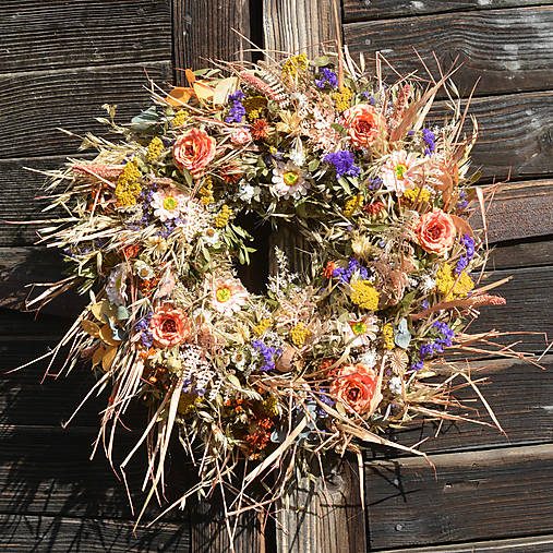 Dekorácie - Sušený venček - 17475815_