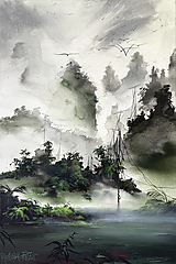 Obrazy - "Geosoma" MAĽBA 60cm x 40cm  - 17475537_