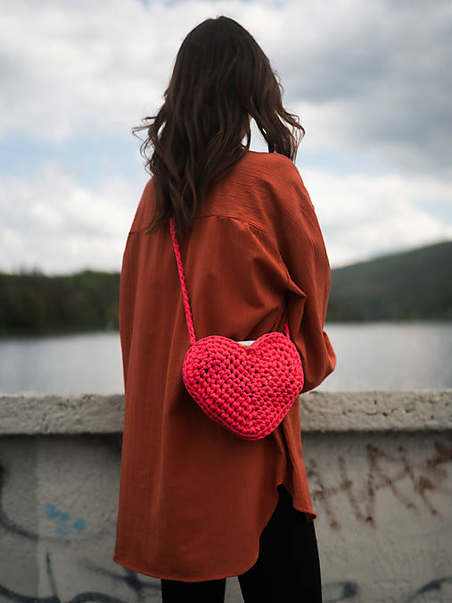 Taštičky - HEART taštička na drobnosti - 17475967_