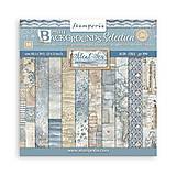 Papier - Stamperia Scrapbook papier Silent Sea Backgrounds 12 x 12 - 17478175_
