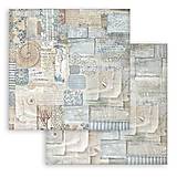 Papier - Stamperia Scrapbook papier Silent Sea Backgrounds 12 x 12 - 17478177_