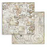 Papier - Stamperia Scrapbook papier Silent Sea Backgrounds 12 x 12 - 17478180_