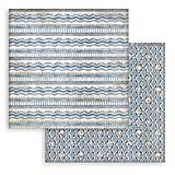 Papier - Stamperia Scrapbook papier Silent Sea Backgrounds 12 x 12 - 17478183_