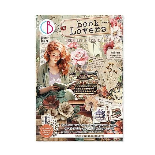 Papier - Junk journal zošit Book Lovers - 17477941_