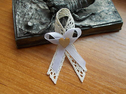 Svadobné pierka - svadobné pierko Vintage  (výška pierka 6 cm) - 17479079_