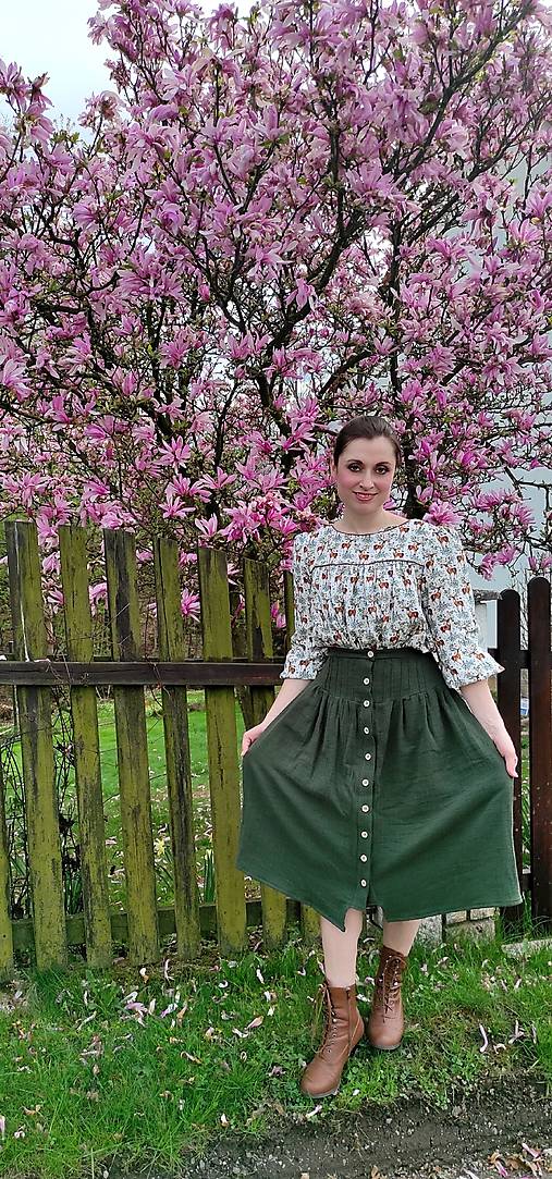 Blúzky a košele - Vintage mušelínová blúzka - 17479555_