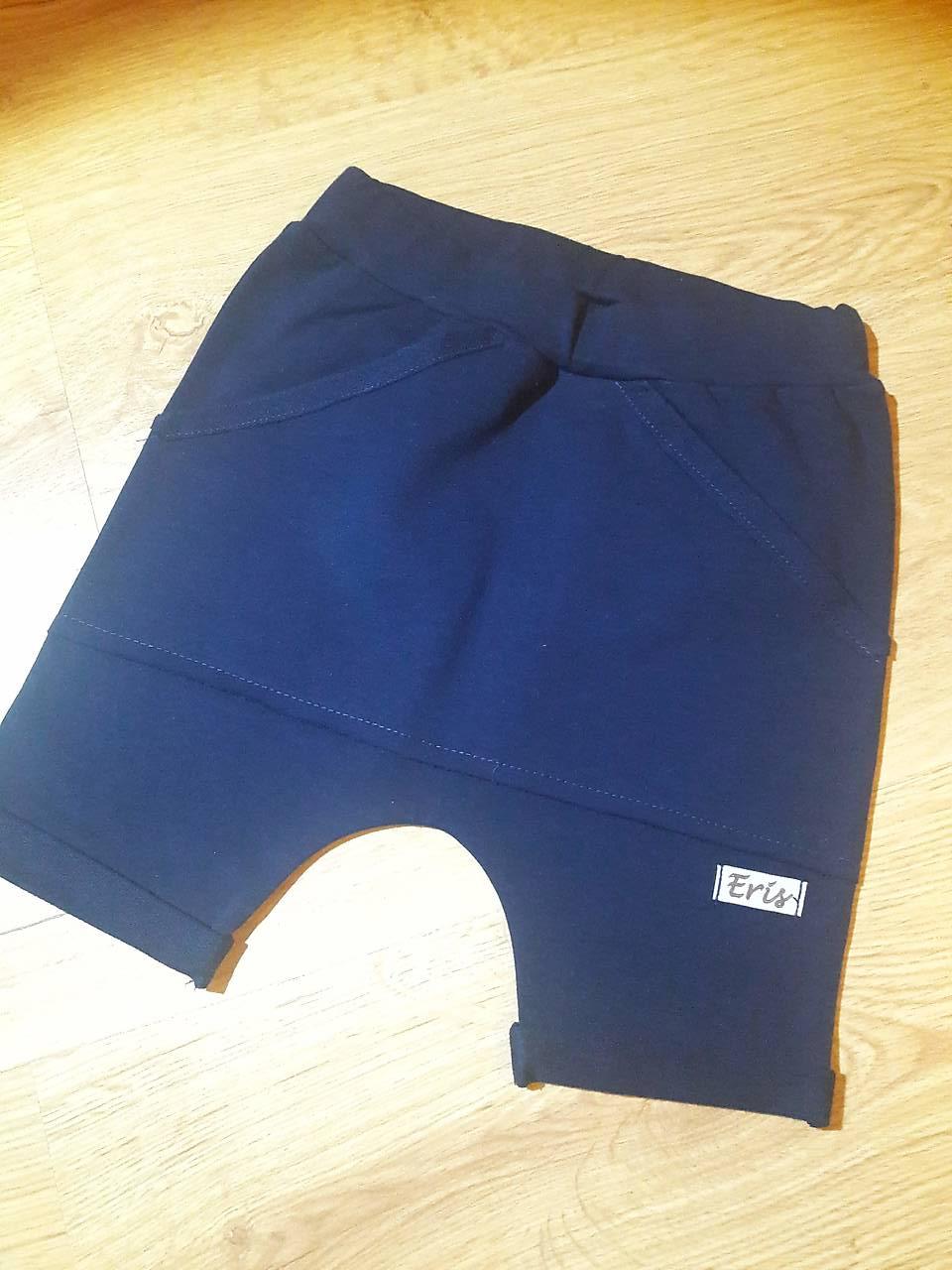 Pudlove kraťasy s predným vreckom MODRÉ alebo (farba podľa vlastného výberu)