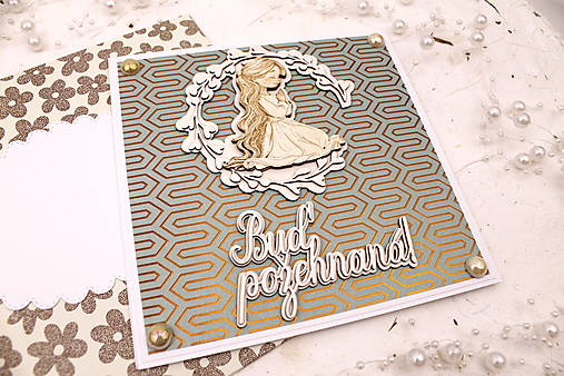 Papiernictvo - Pohľadnica dievča buď požehnaná - 17477666_