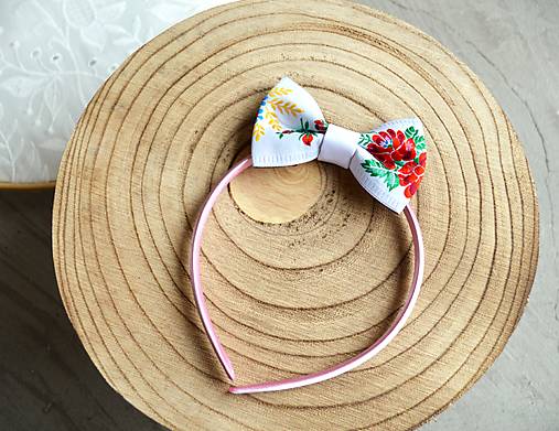 Ozdoby do vlasov - Folklórna čelenka do vlasov - 17477746_