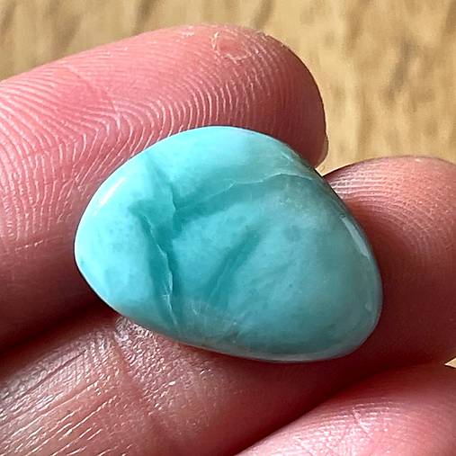Minerály - Larimar kabošon mix tvarov / A-3057 (č.2) - 17481288_