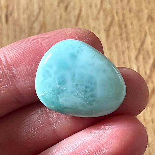 Minerály - Larimar kabošon mix tvarov / A-3057 (č.3) - 17481289_