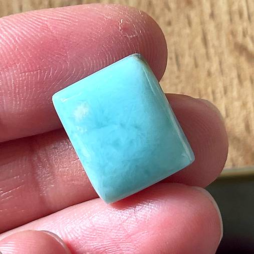 Minerály - Larimar kabošon mix tvarov / A-3057 (č.8) - 17481294_