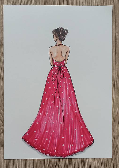 Kresby - Módna ilustrácia - 17481577_