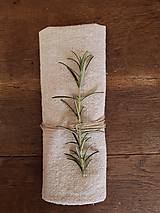 Úžitkový textil - Ľanové prestieranie natur bez potlače - 17480618_