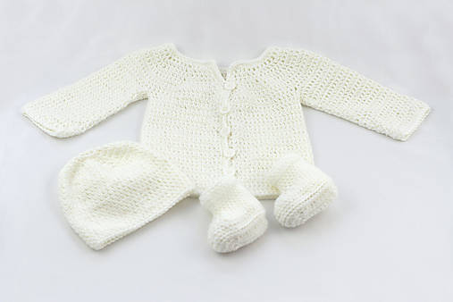 Detské súpravy - Biely set AKRYL - 17480934_