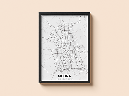 Grafika - Personalizovaná mapa – miesto, ktoré milujete [digitálna verzia] - 17480823_