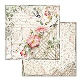 Papier - Stamperia Scrapbook papier House of Roses 8x8 - 17483844_