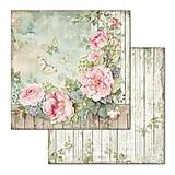 Papier - Stamperia Scrapbook papier House of Roses 8x8 - 17483848_