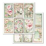 Papier - Stamperia Scrapbook papier House of Roses 8x8 - 17483852_
